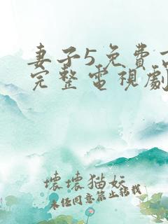 妻子5免费高清完整电视剧情年轻母亲