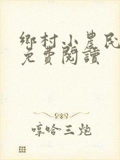乡村小农民全文免费阅读