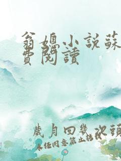 翁媳小说苏媚免费阅读