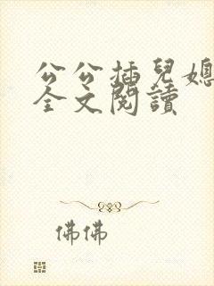 公公插儿媳小说全文阅读