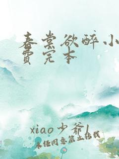 春棠欲醉小说免费完本
