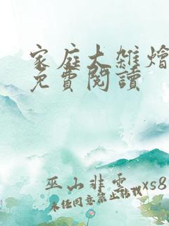 家庭大杂烩小说免费阅读