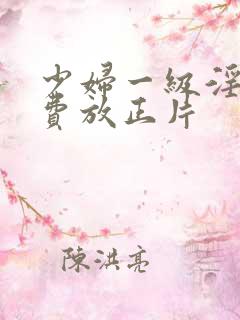 少妇一级淫片免费放正片