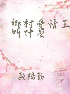 乡村爱情王老七叫什么