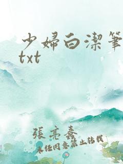 少妇白洁笔趣阁txt