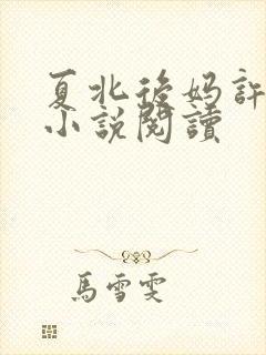 夏北后妈许馨柔小说阅读