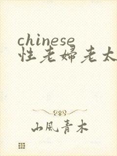 chinese性老妇老太hd