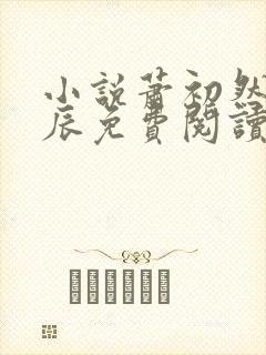 小说萧初然与叶辰免费阅读