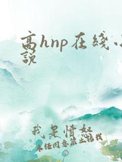 高hnp在线小说