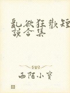 乱欲狂欢短篇小说合集