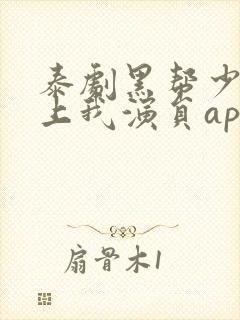 泰剧黑帮少爷爱上我演员apo简介