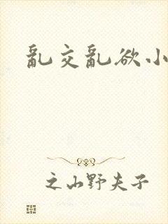 乱交乱欲小说