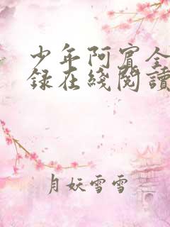 少年阿宾全文目录在线阅读