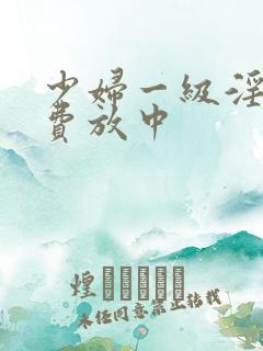 少妇一级淫片免费放中