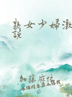 熟女少妇激情小说