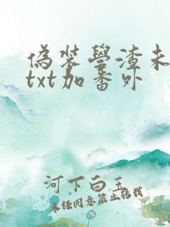 伪装学渣未删减txt加番外