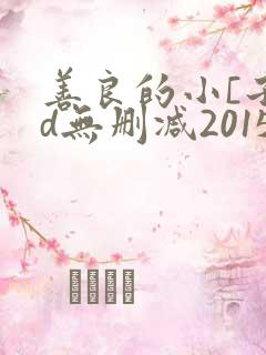 善良的小[子hd无删减2015