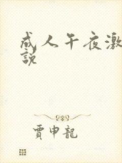 成人午夜激情小说