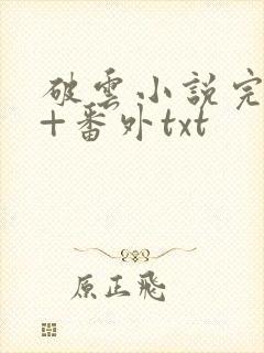 破云小说完整版+番外txt