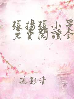 张扬张小曼小说免费阅读全文下载