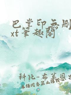 巴掌印无删减txt笔趣阁