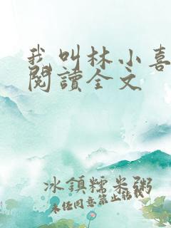 我叫林小喜免费阅读全文
