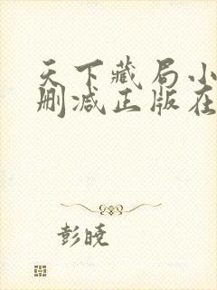 天下藏局小说无删减正版在线阅读