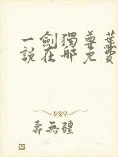 一剑独尊叶玄小说在哪免费下载