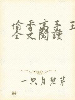 偷香高手 王发全文阅读