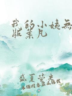 我的小姨无删减版叶凡