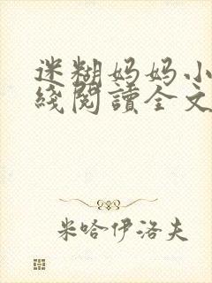 迷糊妈妈小说在线阅读全文