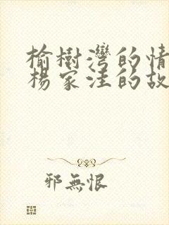 榆树湾的情事和杨家洼的故事