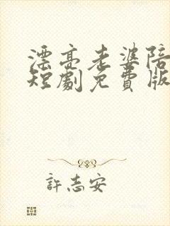 漂亮老婆陪过年短剧免费版