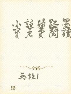 小说归路墨宝非宝免费阅读全文