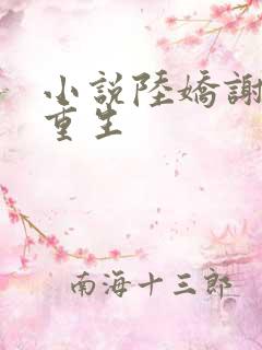 小说陆娇谢云瑾重生