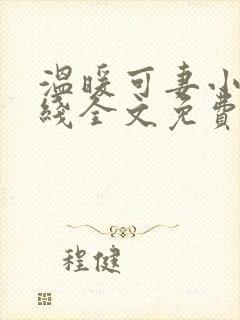 温暖可妻小说在线全文免费阅读
