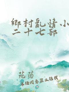 乡村乱情小雷第二十七部