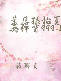 叶辰孙怡夏若雪无弹窗999小说网