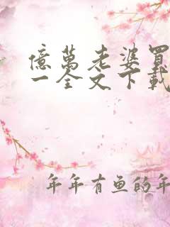 亿万老婆买一送一全文下载