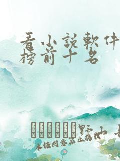看小说软件排行榜前十名