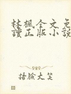林枫全文免费阅读正版小说