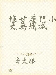 绝世唐门小说原文无删减