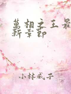 万相之王最快更新章节