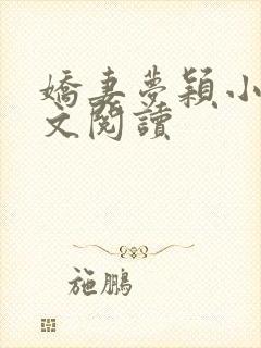 娇妻梦颖小说原文阅读