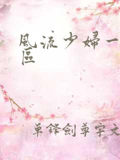 风流少妇一二三区
