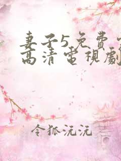 妻子5免费完整高清电视剧在线看