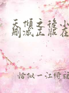 天倾之后小说无删减正版在线阅读