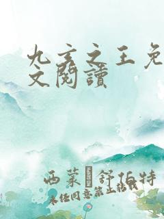 九玄之王免费全文阅读