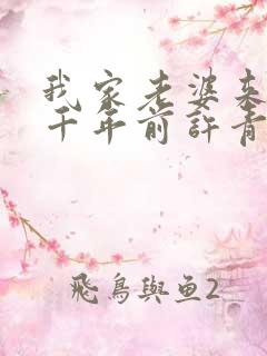 我家老婆来自一千年前许青