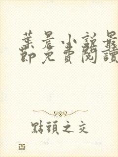 叶晨小说最新章节免费阅读全文